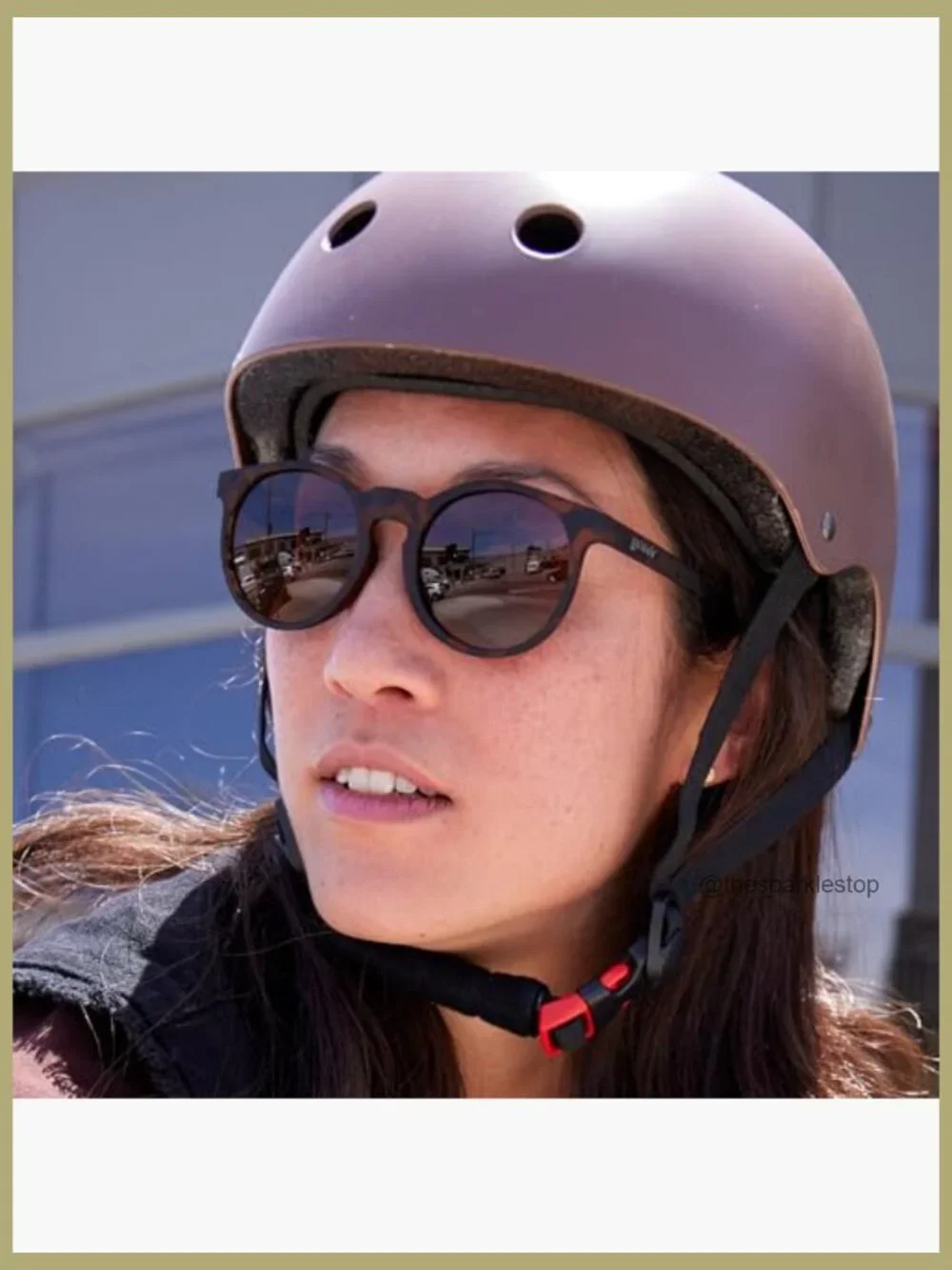 Polarized Round Sunglasses UV400 No Slip No Bounce